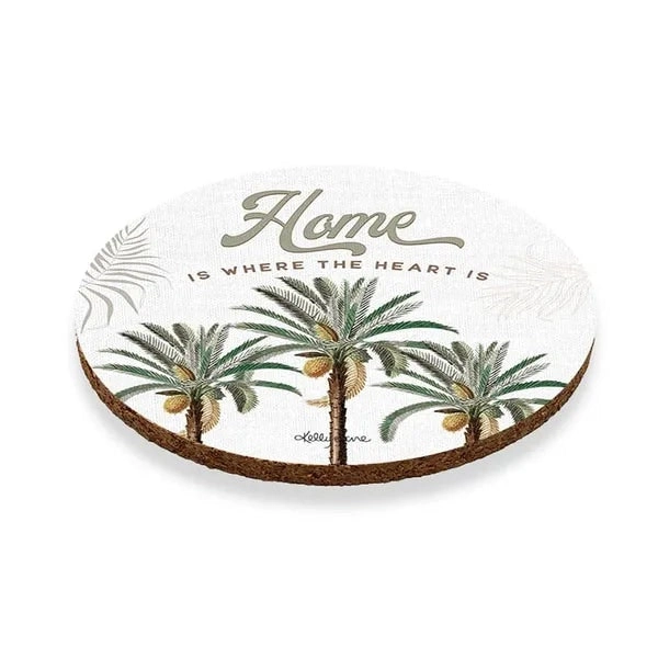 Kelly Lane | Coasters Round - Royal Palms - Set of 6 - 10cm