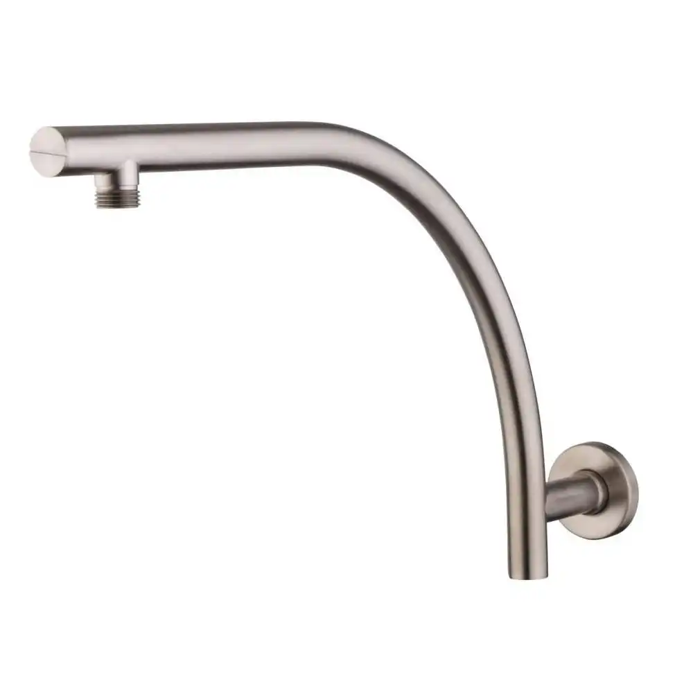 Oliveri Rome Shower Arm Round Brushed Nickel RO0008BN