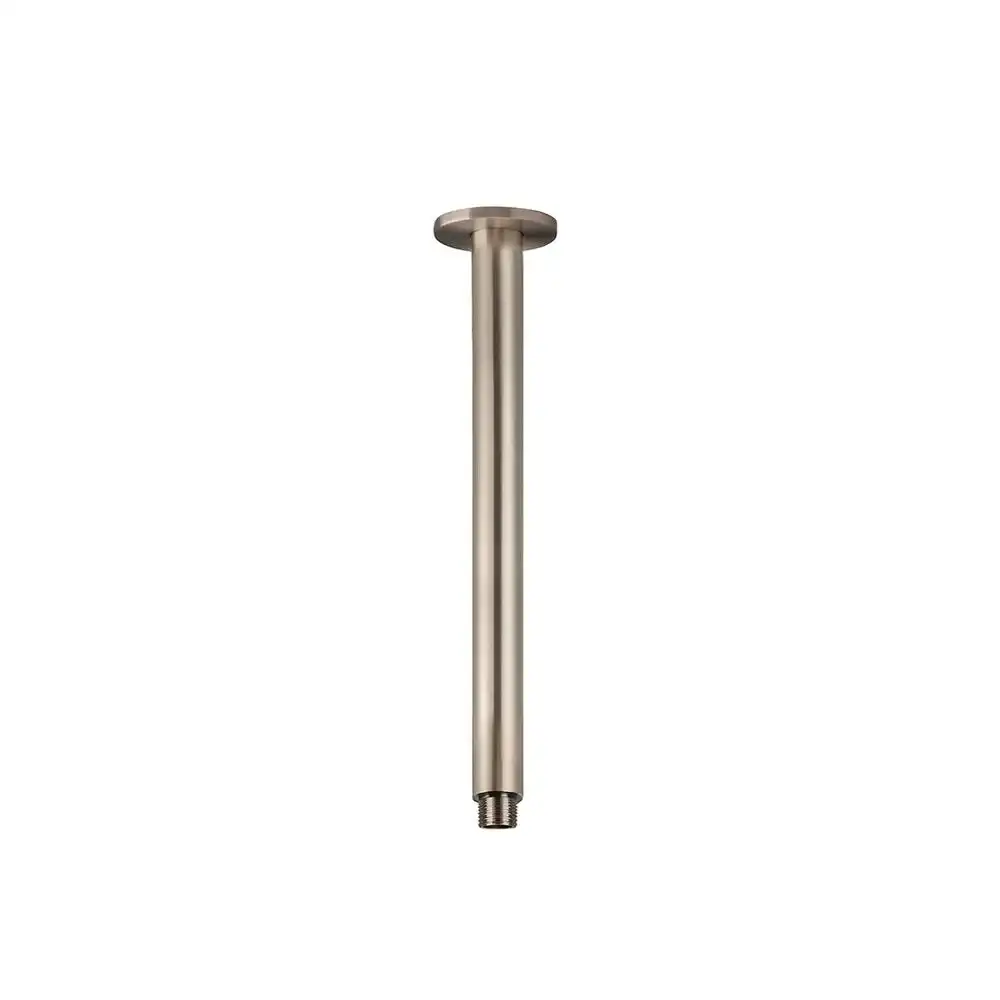 Meir Round Ceiling Shower Arm 300mm Champagne MA07-300-CH