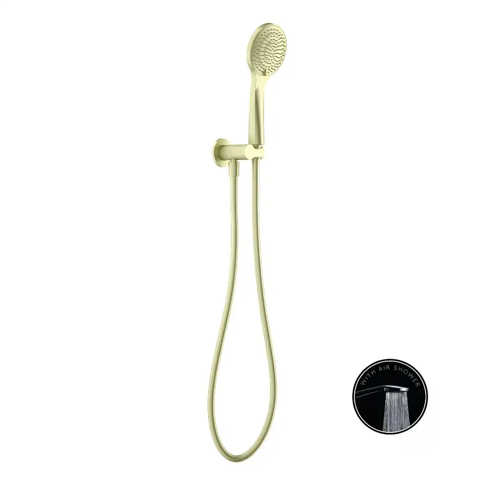 Nero Opal Shower Bracket with Air Shower Brushed Gold NR251905BG