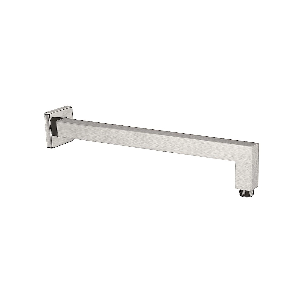 Nero Square Shower Arm Brushed Nickel NR501BN