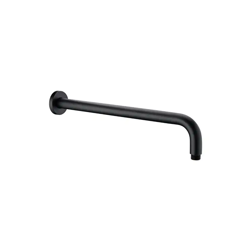 Nero Round Shower Arm Matte Black NR502MB