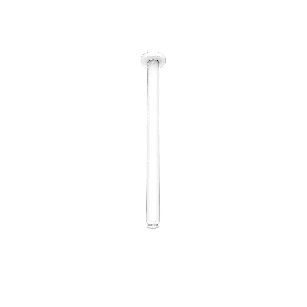 Nero Round Ceiling Arm 300mm Length Matte White NR503300MW