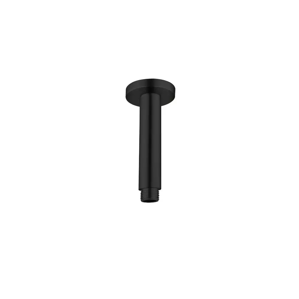 Nero Round Ceiling Arm 100mm Matte Black NR503100MB