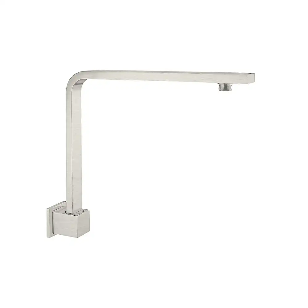 Nero Square Swivel Shower Arm Brushed Nickel NR505BN