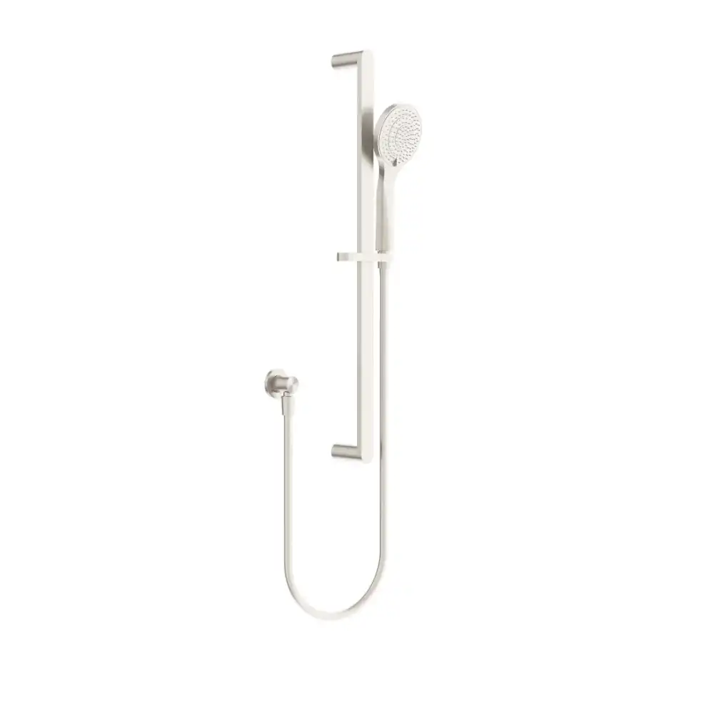 Nero Bianca Shower Rail With Air Shower Brushed Nickel NR30802BN