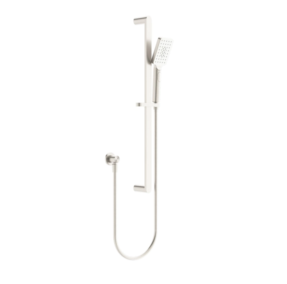 Nero Bianca Shower Rail Brushed Nickel NR30803BN