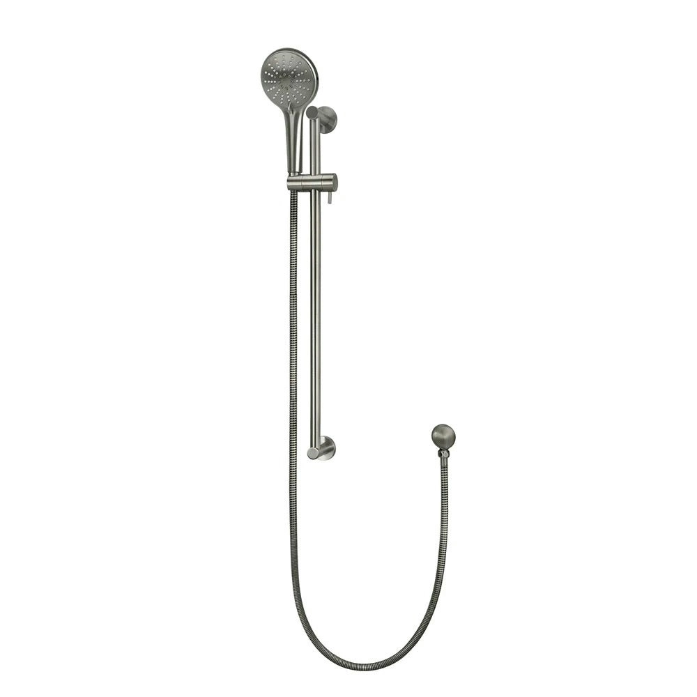 Meir Round Hand Shower on Rail Column Shadow MZ0402-PVDGM