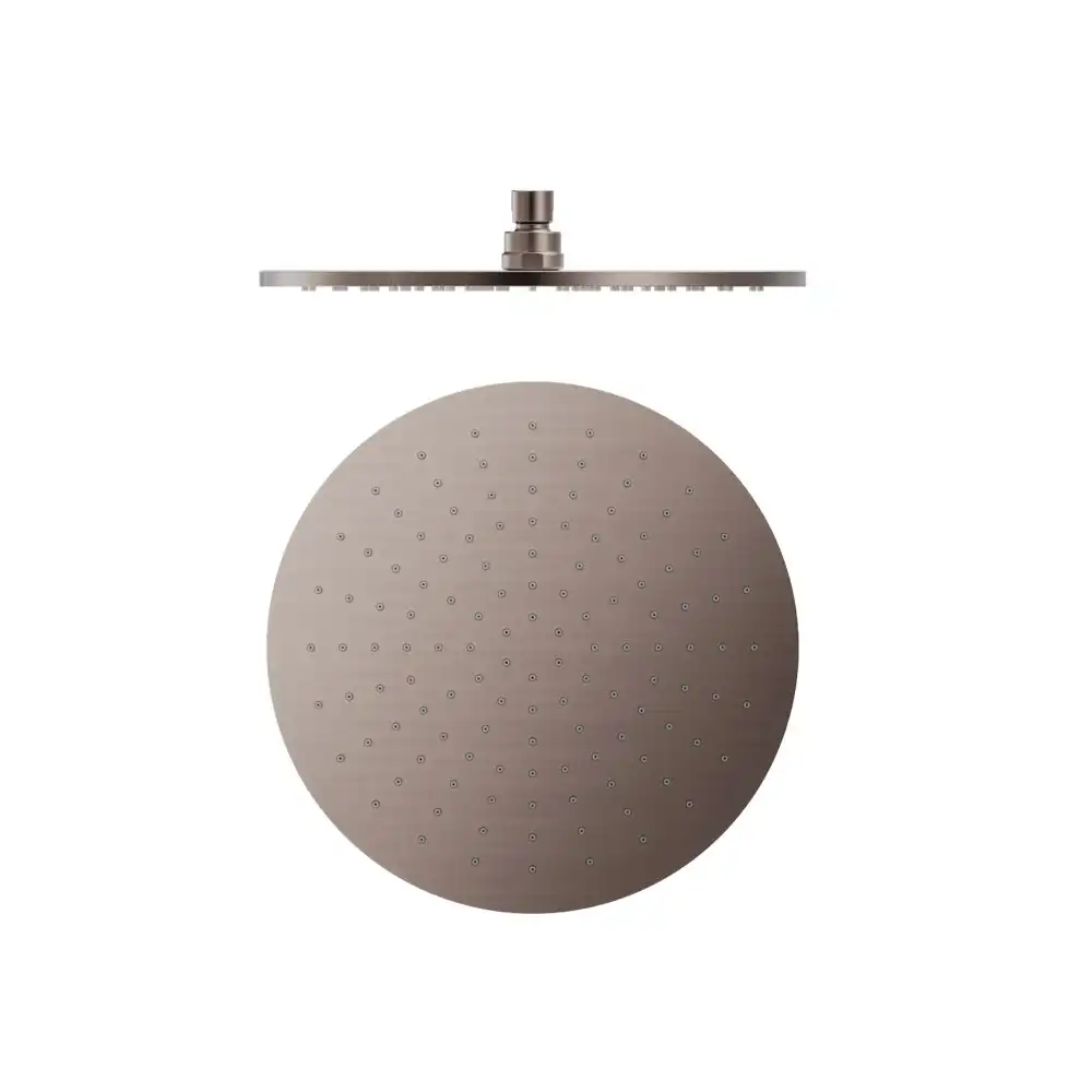 Nero Round Shower Head 300mm Brushed Bronze NRROA1202BZ