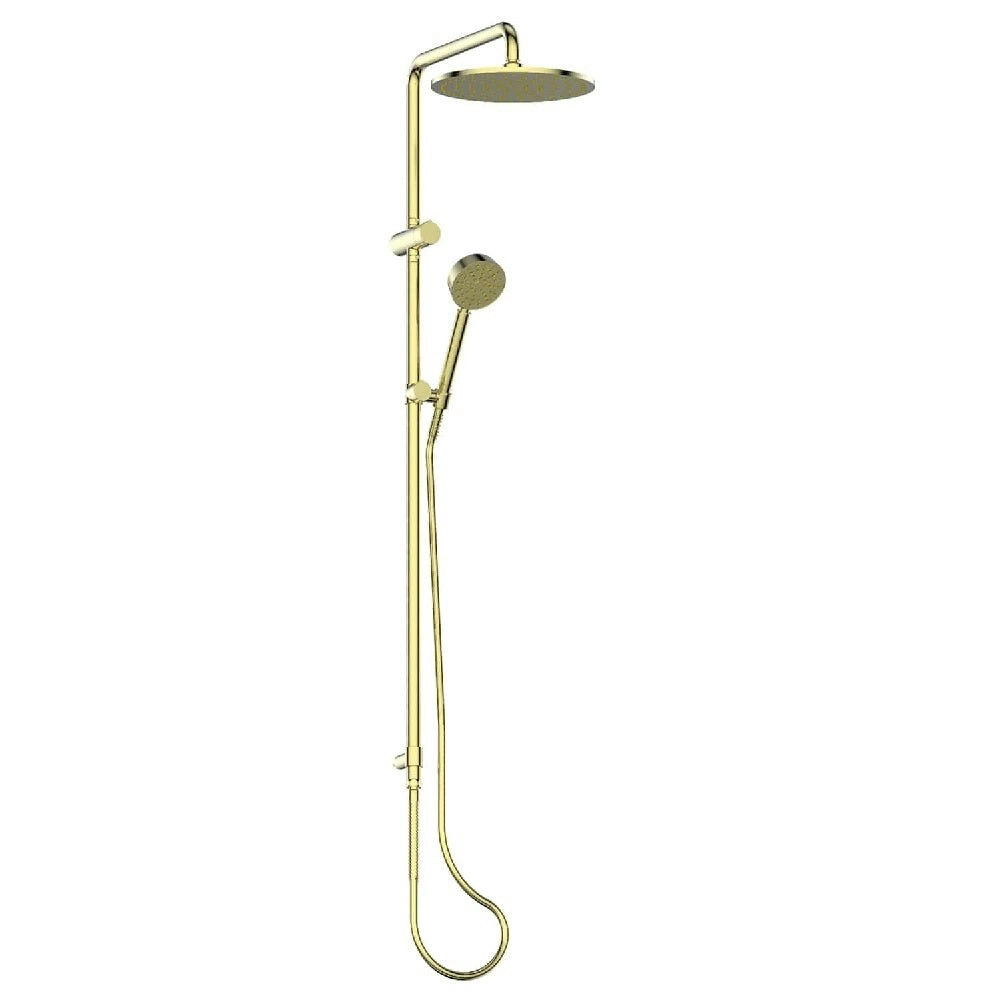 Greens Gisele Twin Rail 760mm Shower Brushed Brass 184906