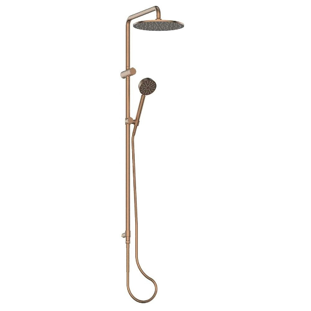 Greens Gisele Twin Rail 760mm Shower Brushed Copper 184908