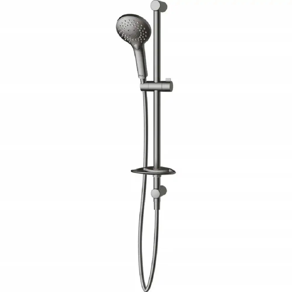 Oliveri Rome Shower Rail Set Gun Metal RO147013GM