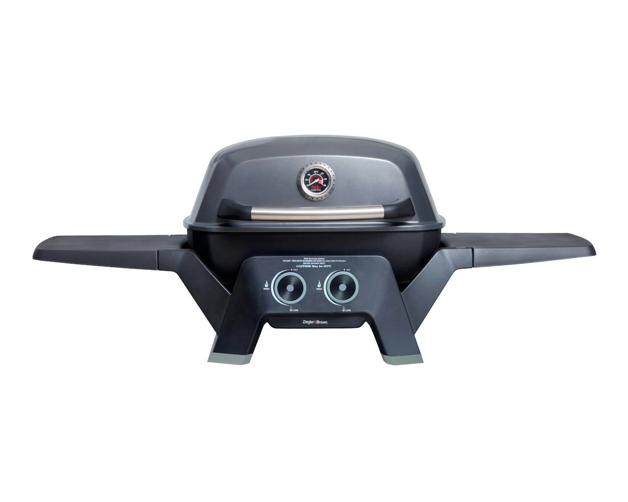 Ziggy Elite Twin Grill LPG BBQ (Gunmetal Grey)