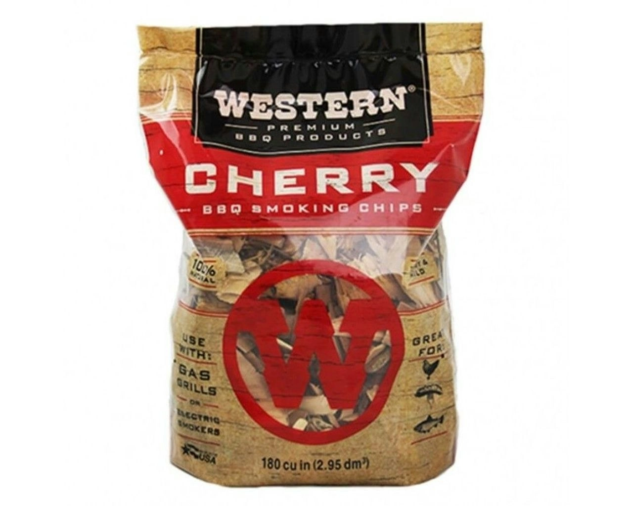 Western Premium Smoking Wood Chips - Cherry