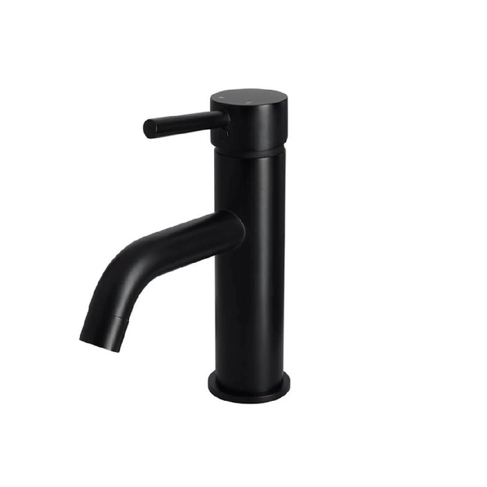 Meir Basin Mixer Round Matte Black MB03