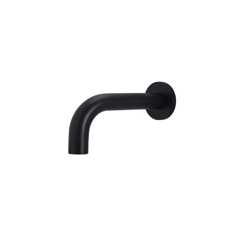 Meir Round Curve Wall Spout 130mm MS05-130 Matte Black