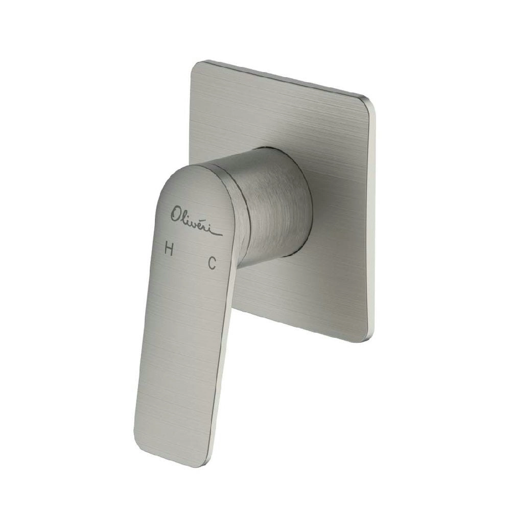 Oliveri Paris Wall Mixer Brushed Nickel PA100500BN