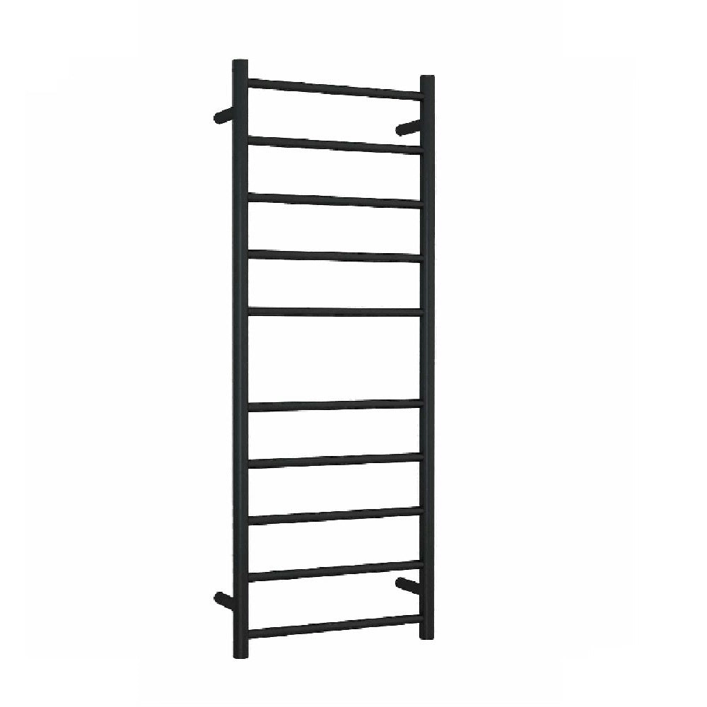 Thermogroup Heated Towel Rail Round 450mm W x 1200mm H- Matte Black SR19MB