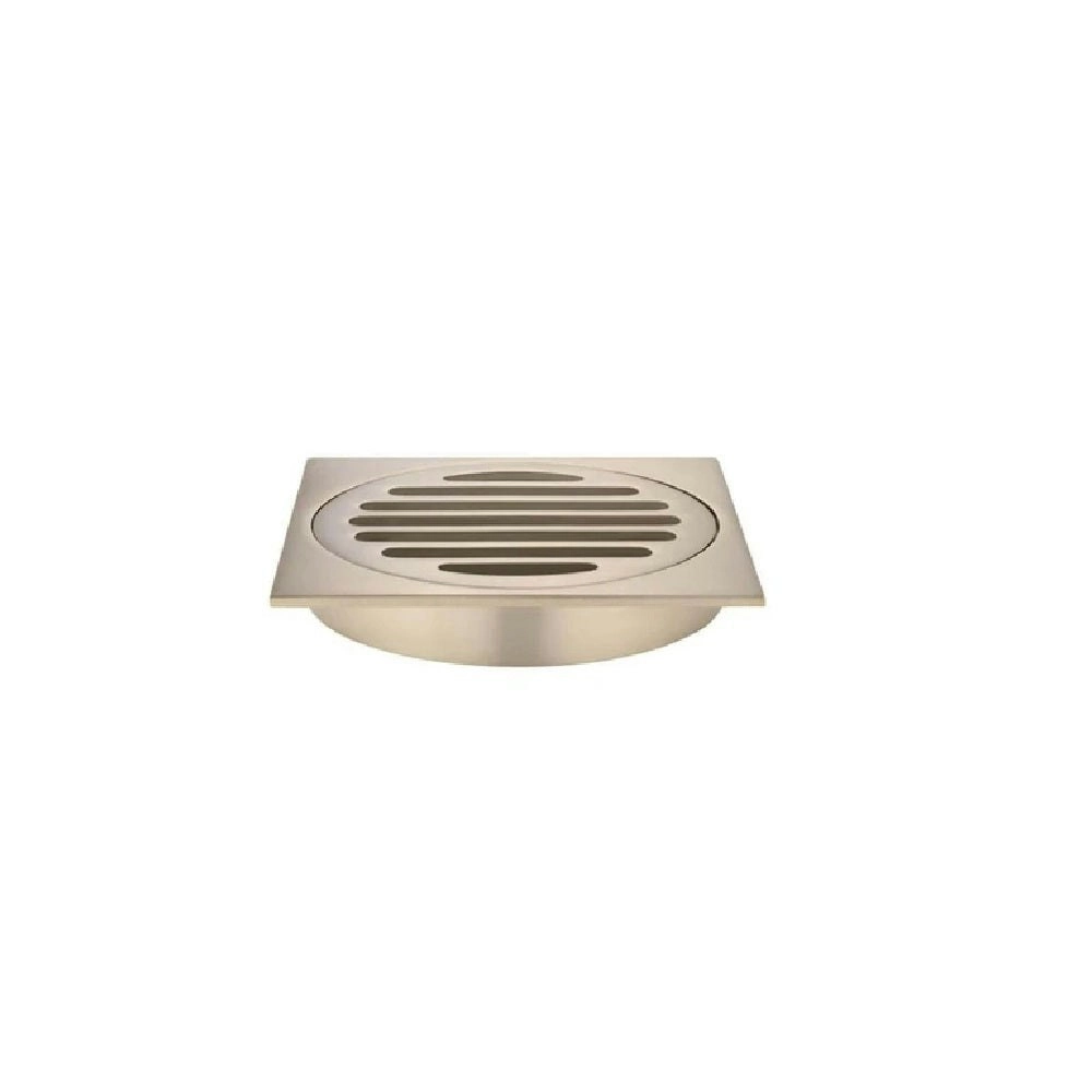 Meir Floor Grate 100mm Champagne MP06-100-CH