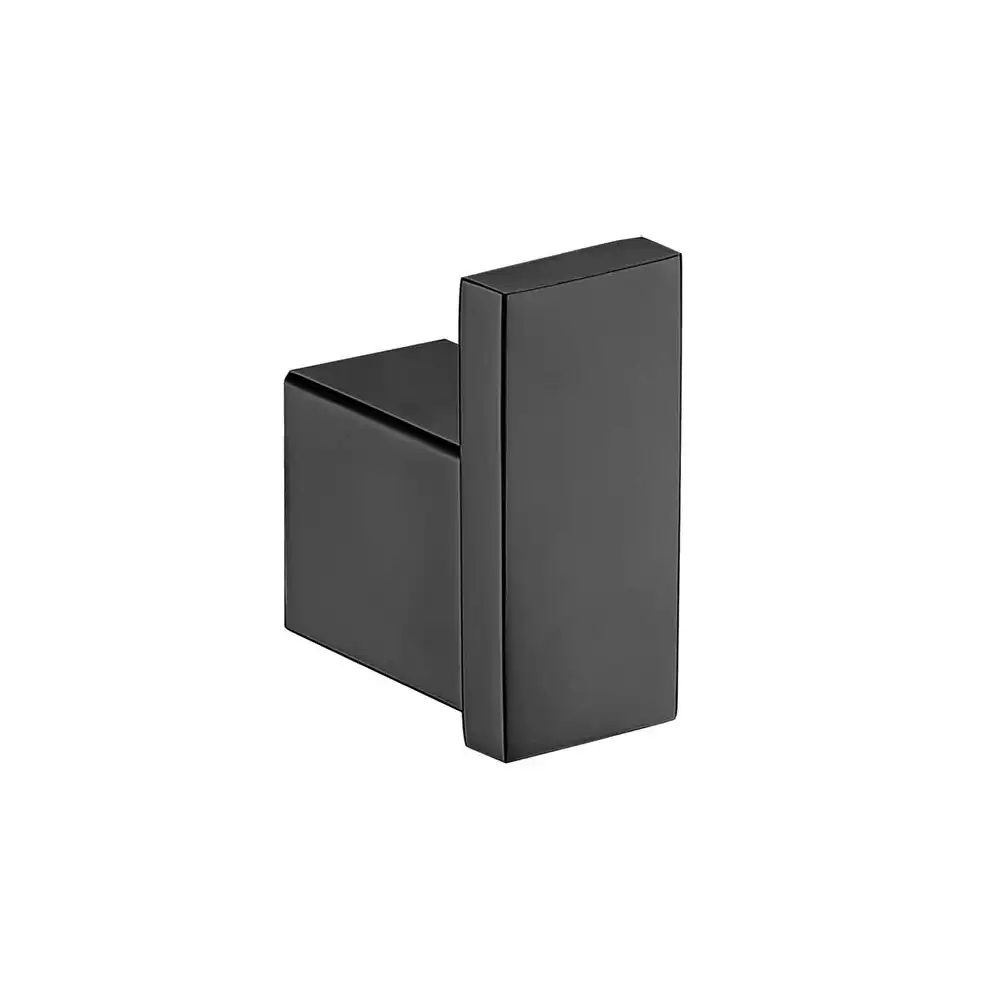 Fienza Koko Single Robe Hook Matte Black 85004