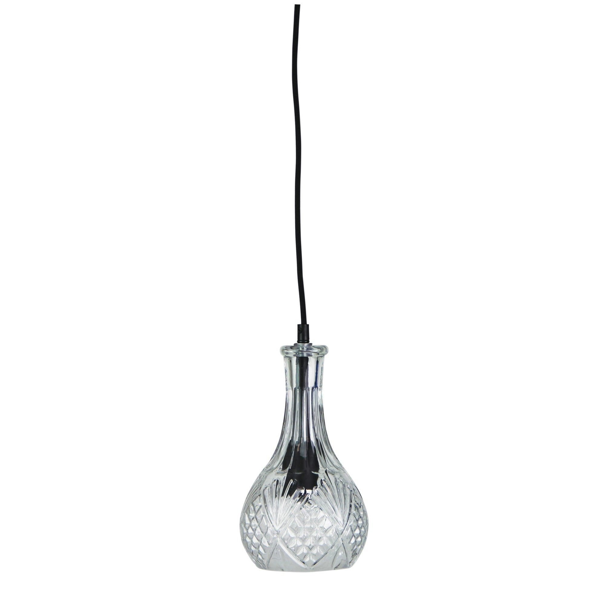 DECANT 1 Retro Vintage Cut Glass Pendant