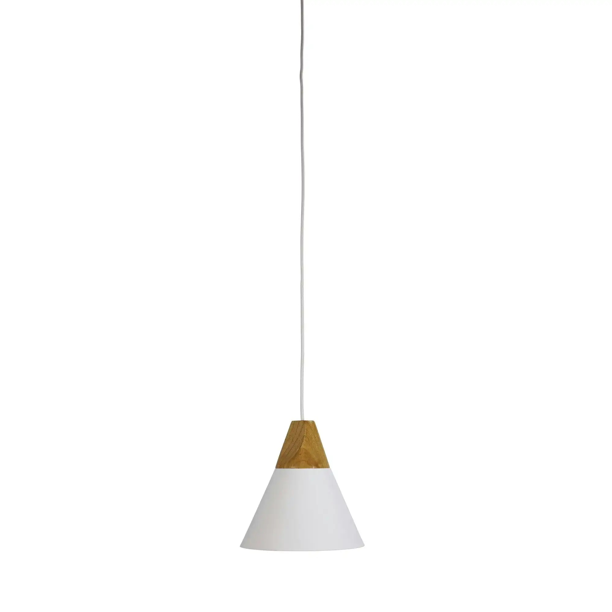 TRIGO.20 WHITE Stylish Conical White Pendant