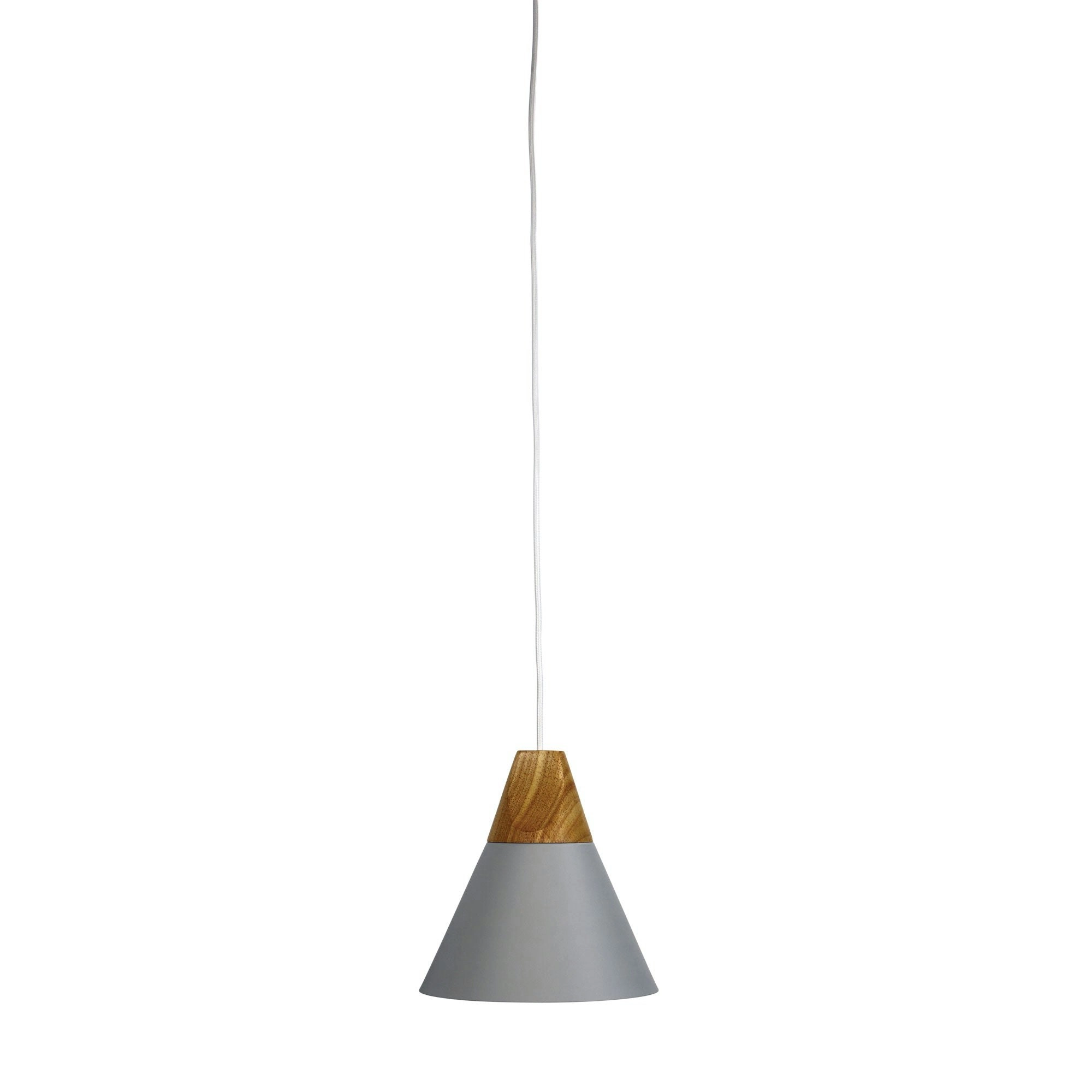 TRIGO.20 Stylish Conical Grey Pendant