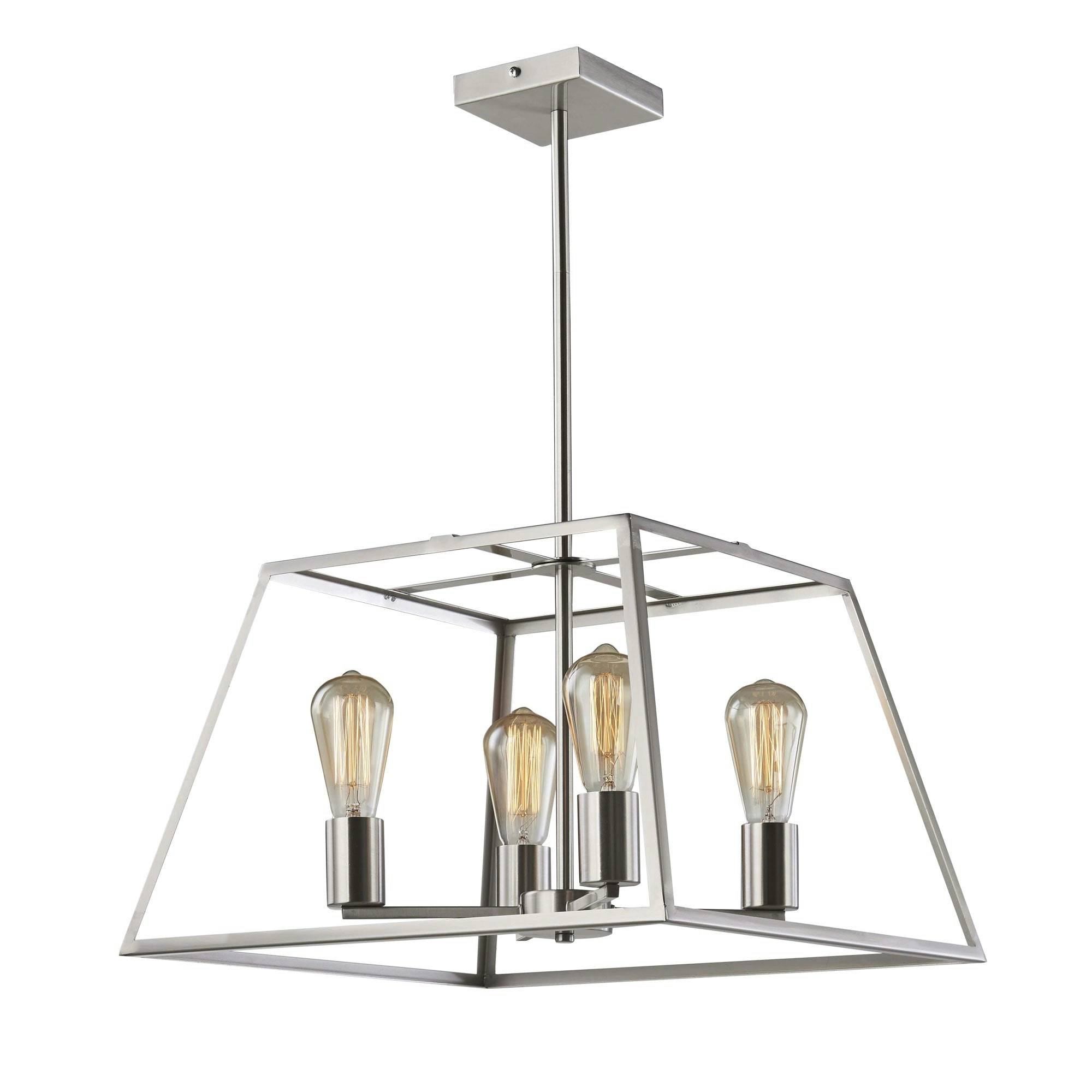 SOUTHPORT 48 4 Light Urban Retro Pendant Brushed Chrome