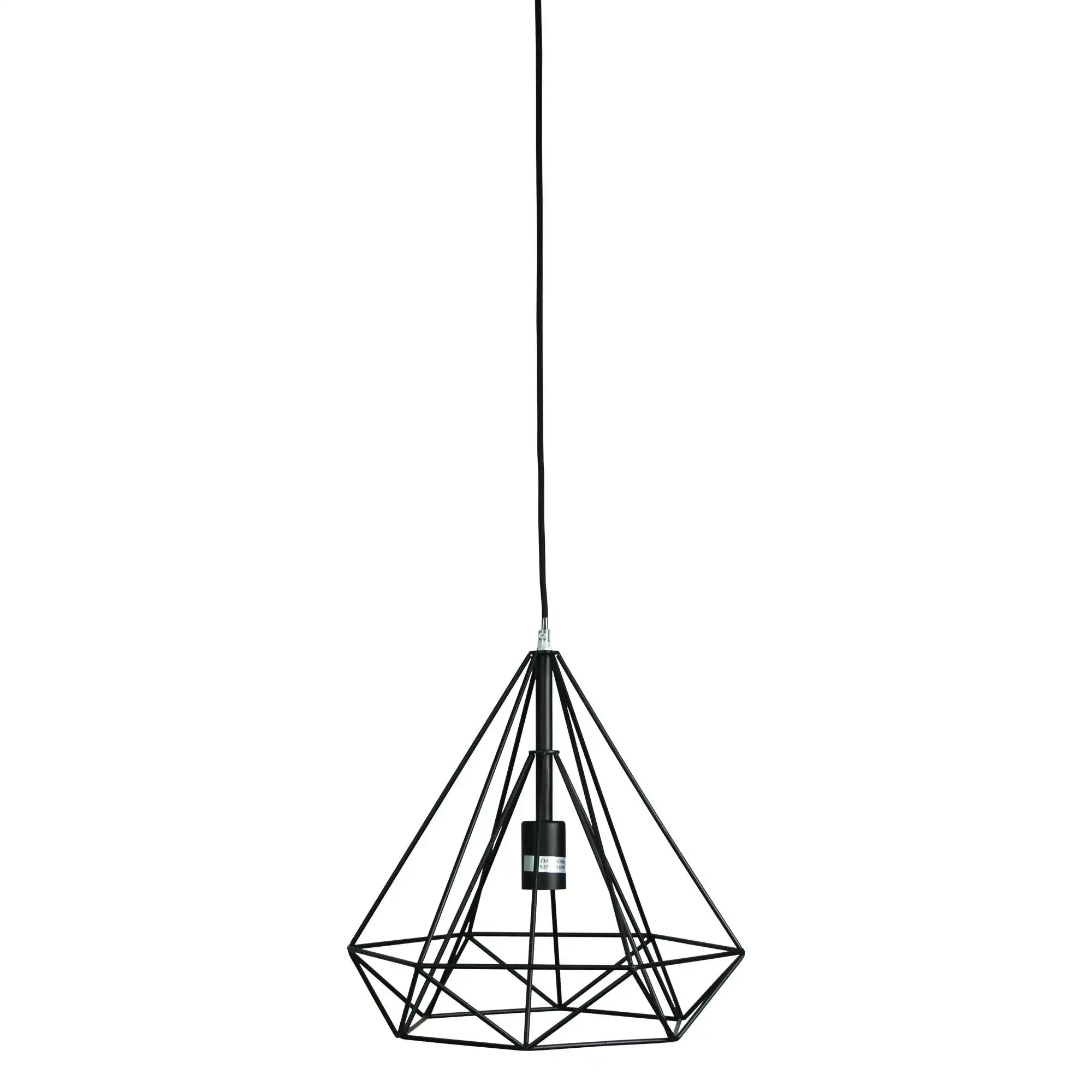 LENOX Black Geometric Urban Style Pendant