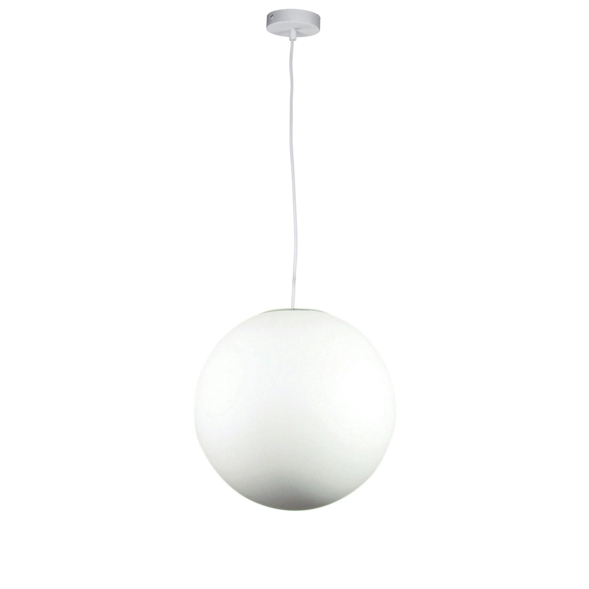 PHASE 50 White Acrylic Sphere Pendant