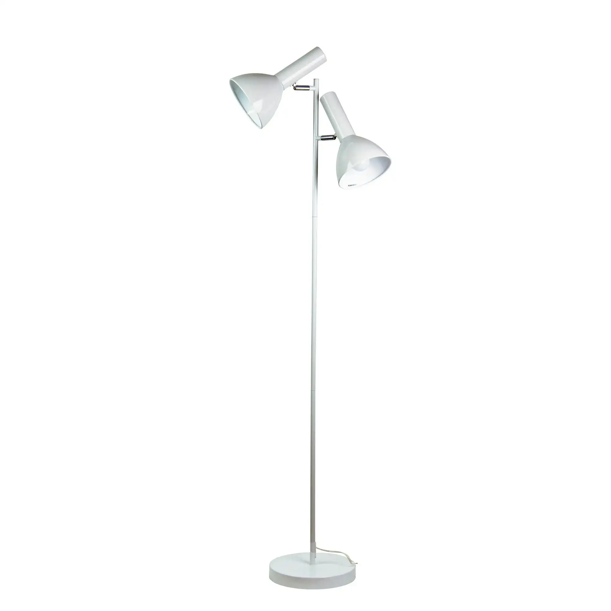 VESPA Mid-Century Twin Floor Lamp White