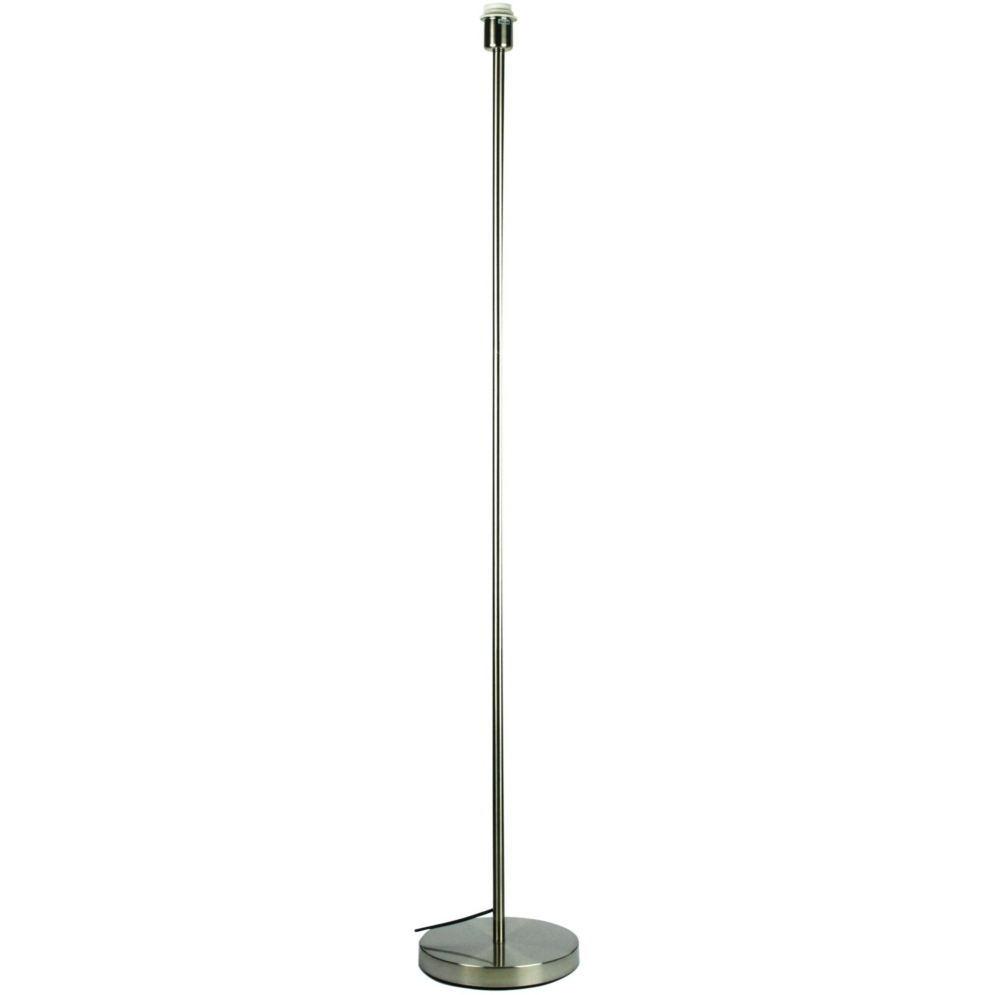 SPOKE 1450 Floor Lamp Base only Brushed Chrome E27