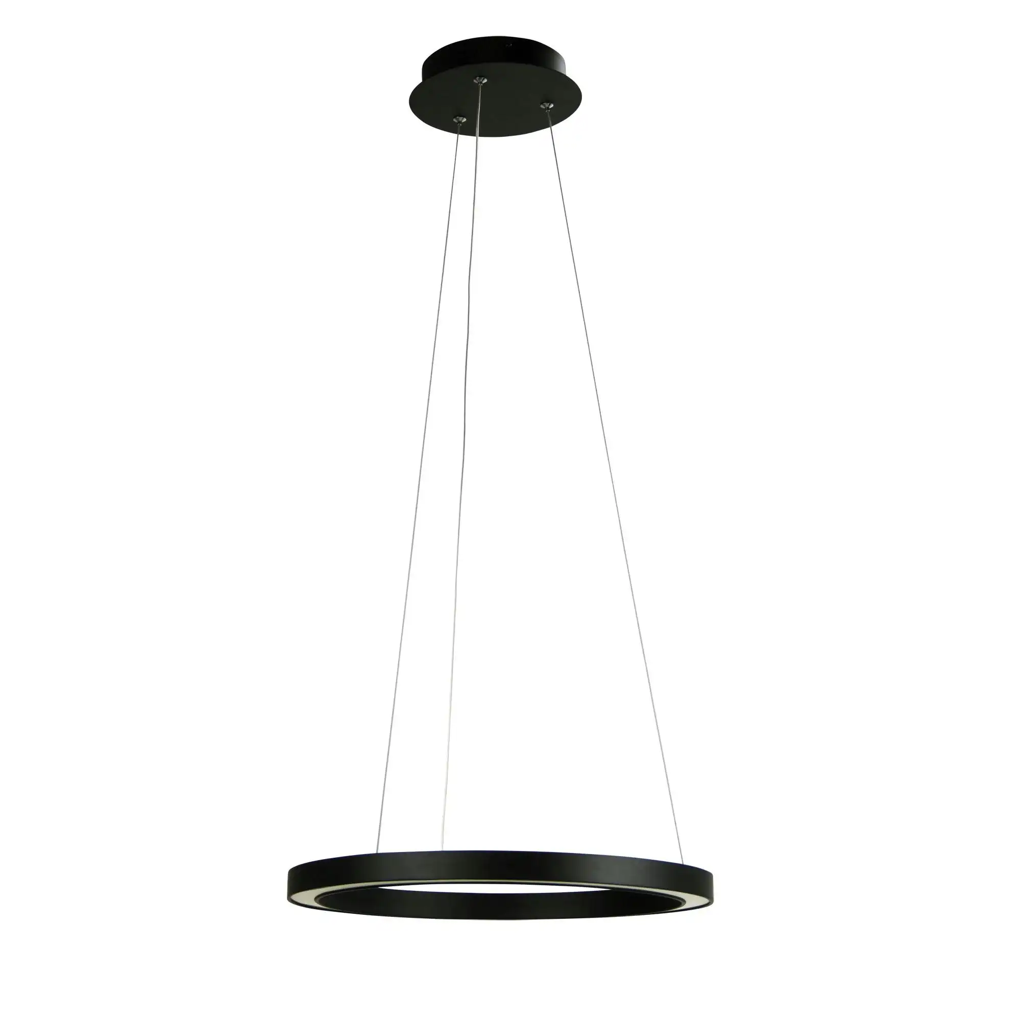 NEBULA.40 Modern LED Halo Pendant Black