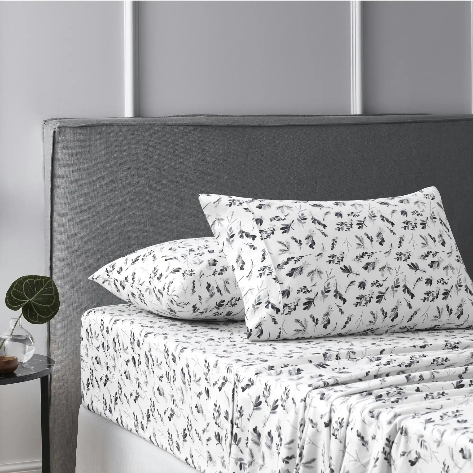 Accessorize Botanical Cotton Flannelette Sheet Set