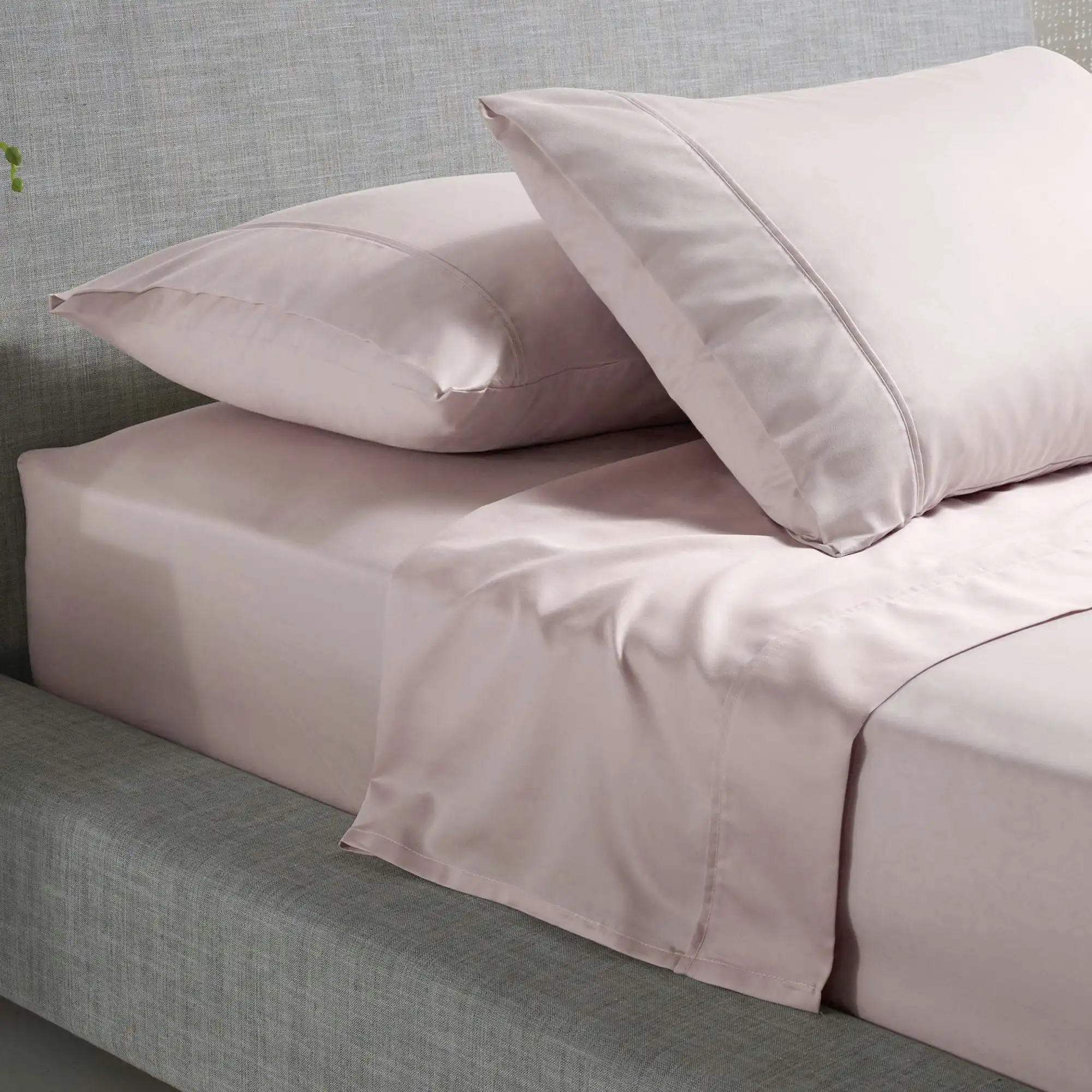 Accessorize 1000TC Cotton Rich Sheet Set - Blush