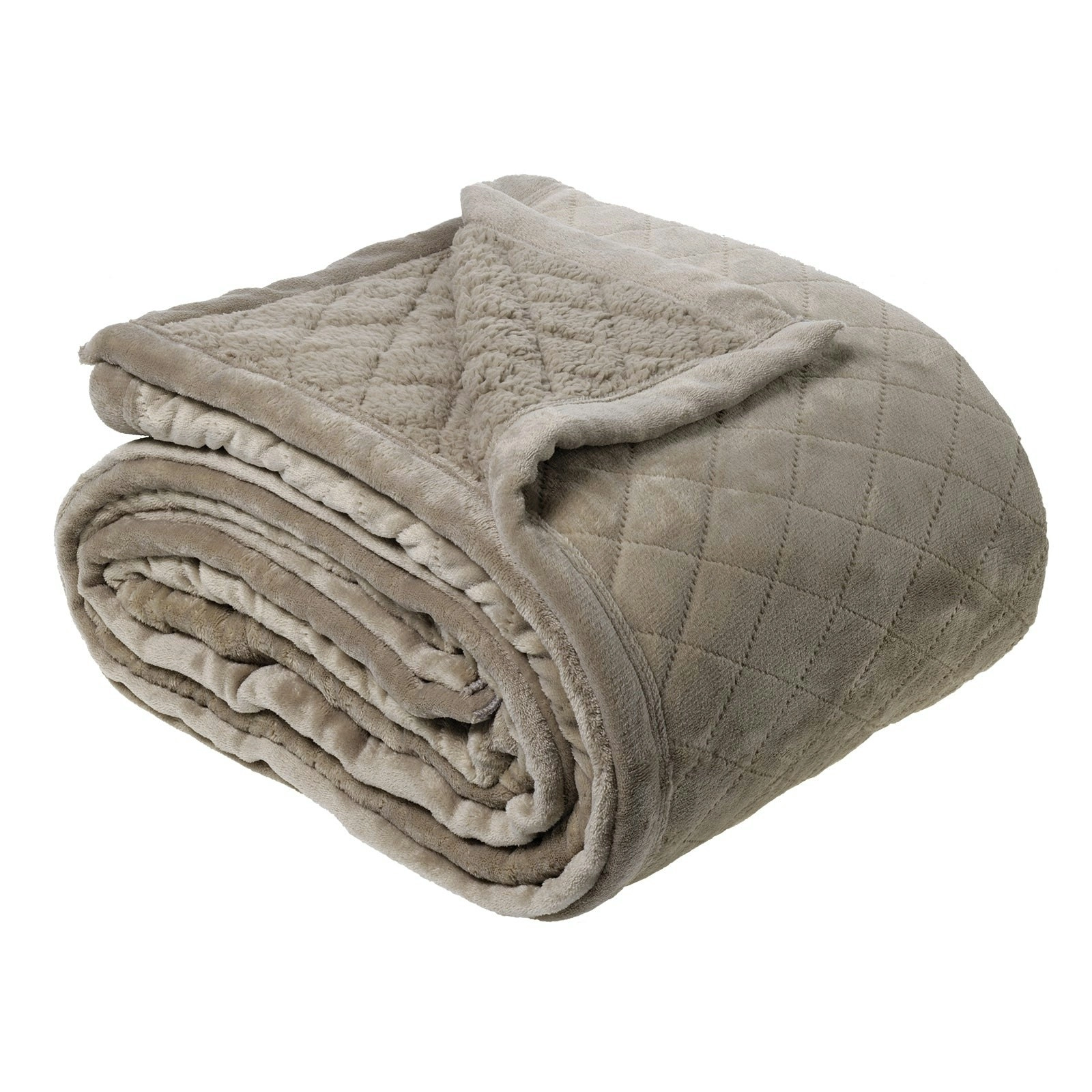 Bianca MANSFIELD ULTRA SOFT VELVET BLANKET 480GSM  Silver Grey