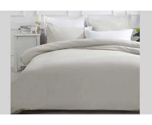 Luxton Pure Soft Quilt Cover Set - Linen Colour