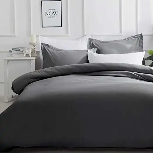 Luxton Pure Soft Quilt Cover Set - Slate Colour