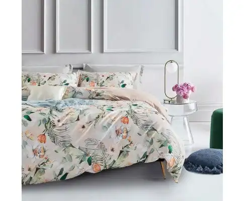 Gioia Casa Botanical Celine Microfibre Quilt Cover Set