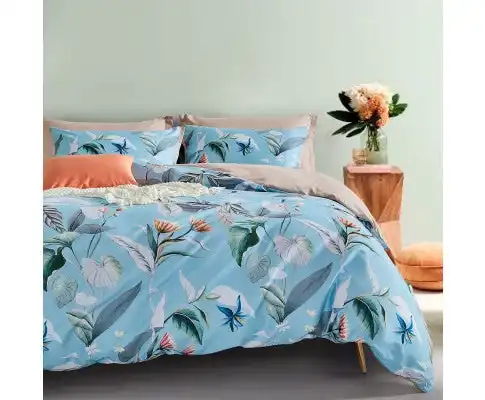 Gioia Casa Botanical Sarah Microfibre Quilt Cover Set