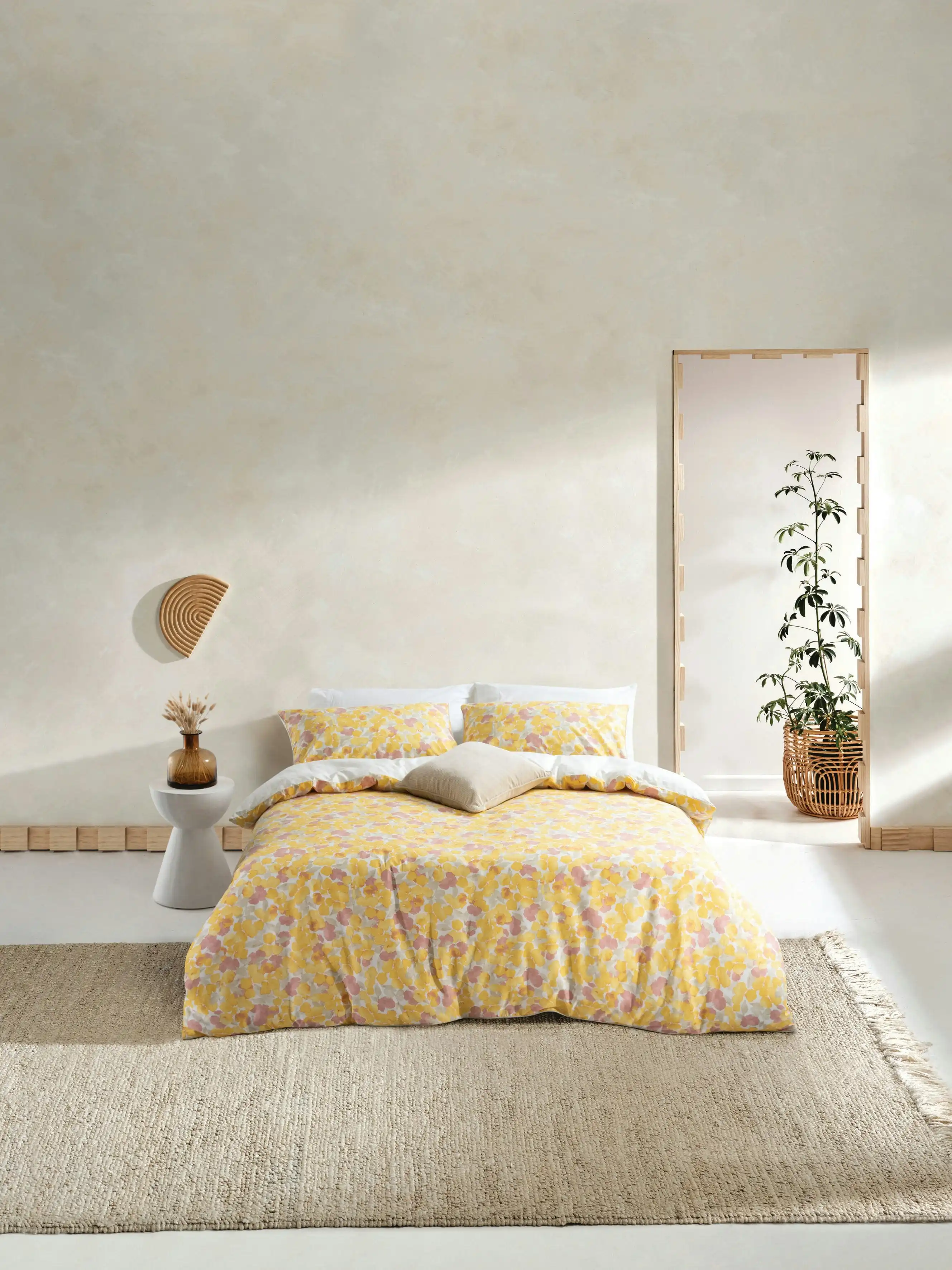 Esprit Nikita Yellow Quilt Cover Set