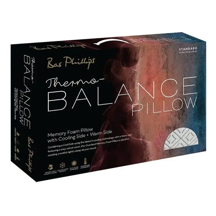 Bas Phillips Thermo Balance Memory Foam Pillow