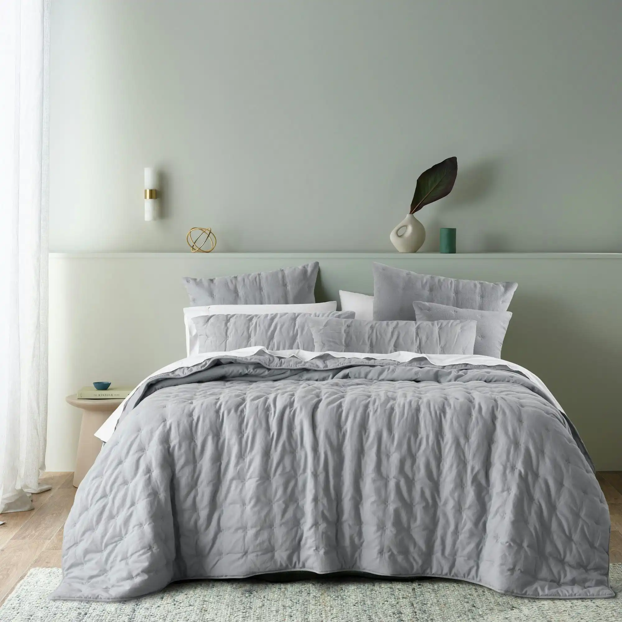 Bianca Bedding Langston Silver Comforter Set