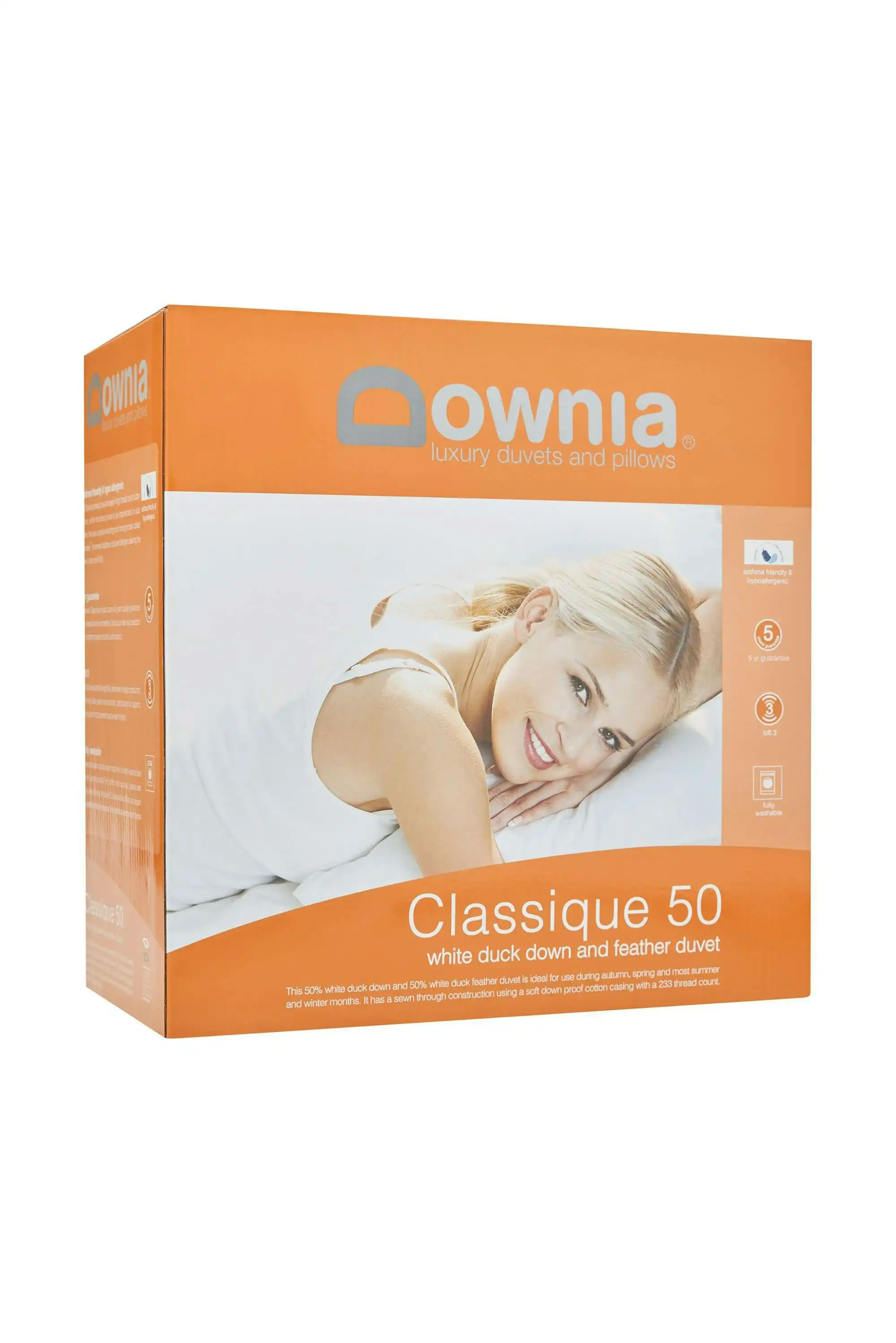 Downia Classique 50 White Duck Down