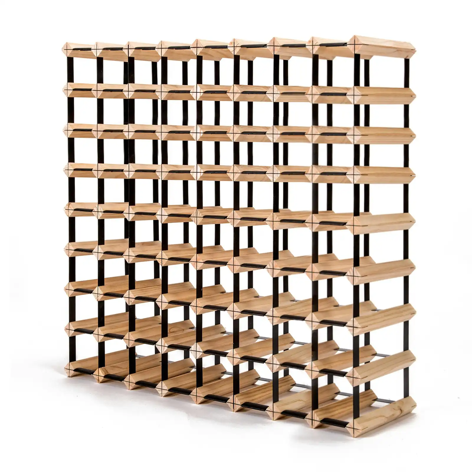 72 Bottle Timber Wine Rack