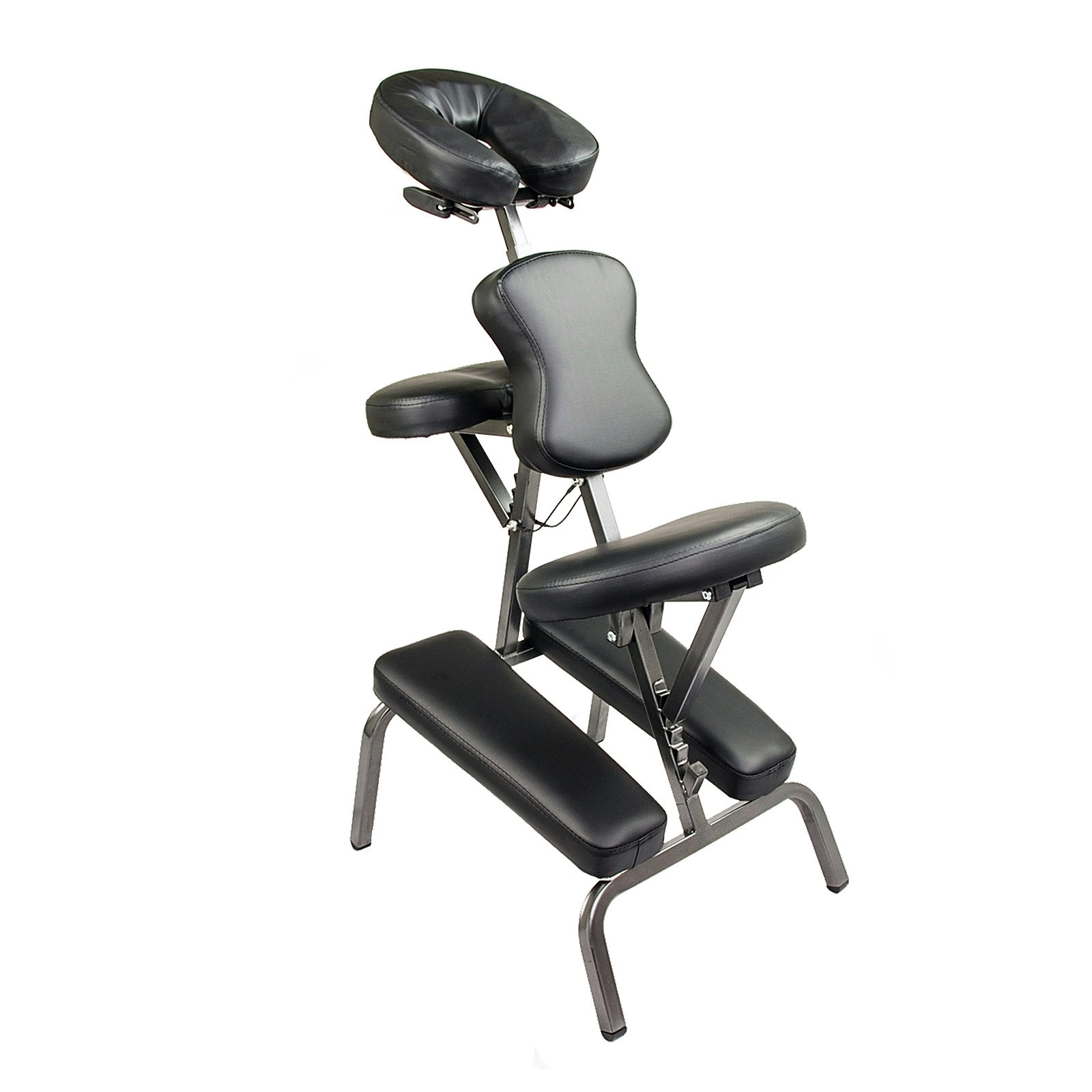 Aluminium Portable Massage Chair - BLACK