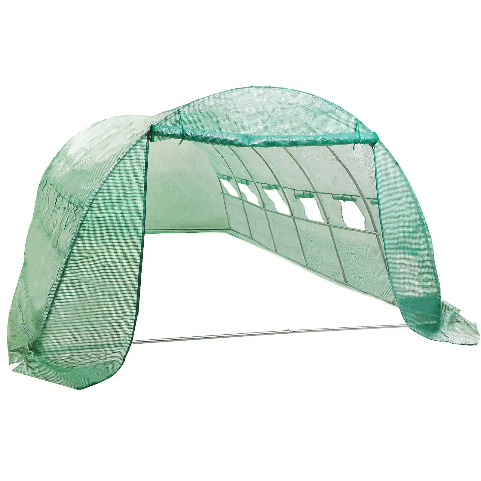 6x3x2M Greenhouse PE Dome Tunnel - GREEN