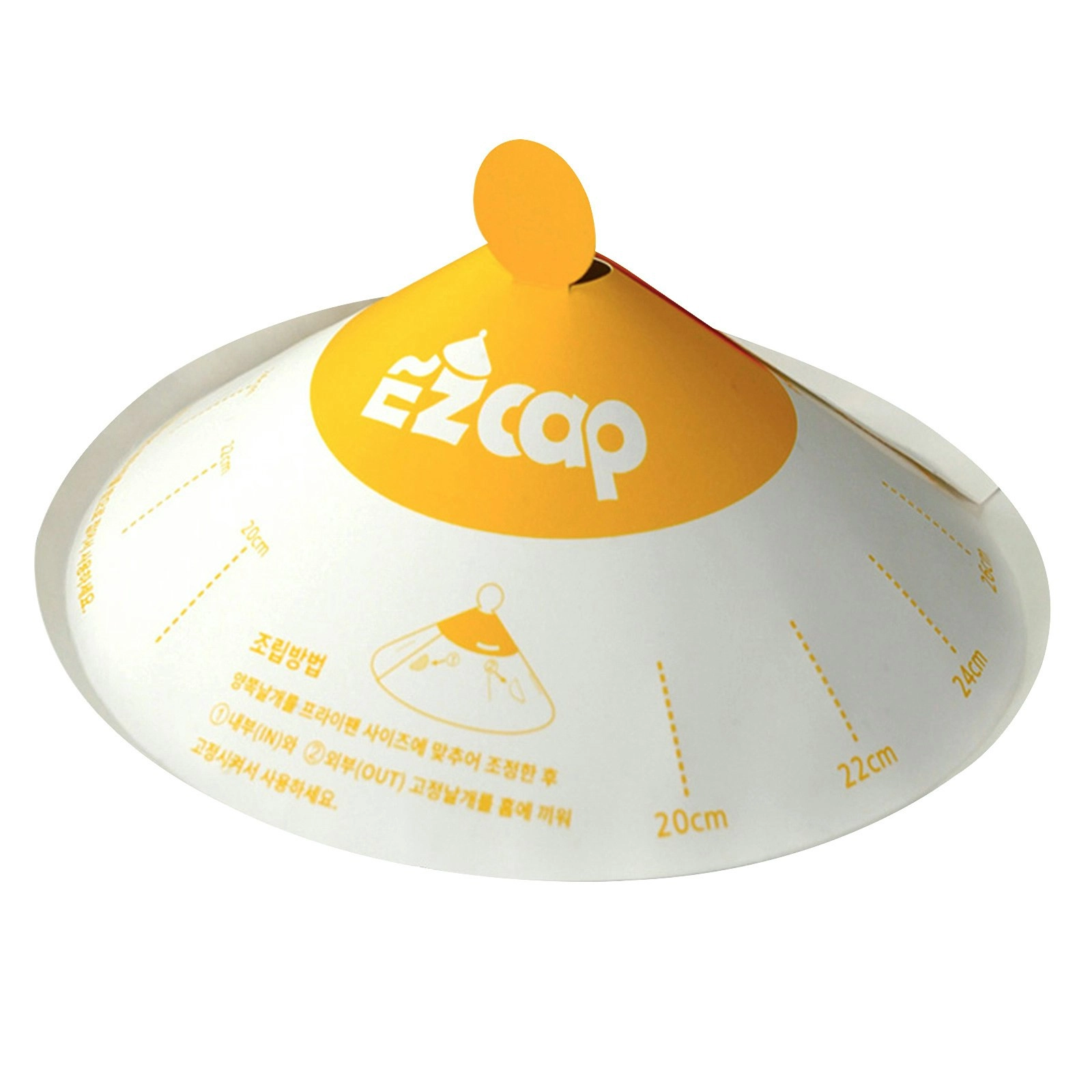 200X EZ CAP Paper Lid for Frypan Disposable