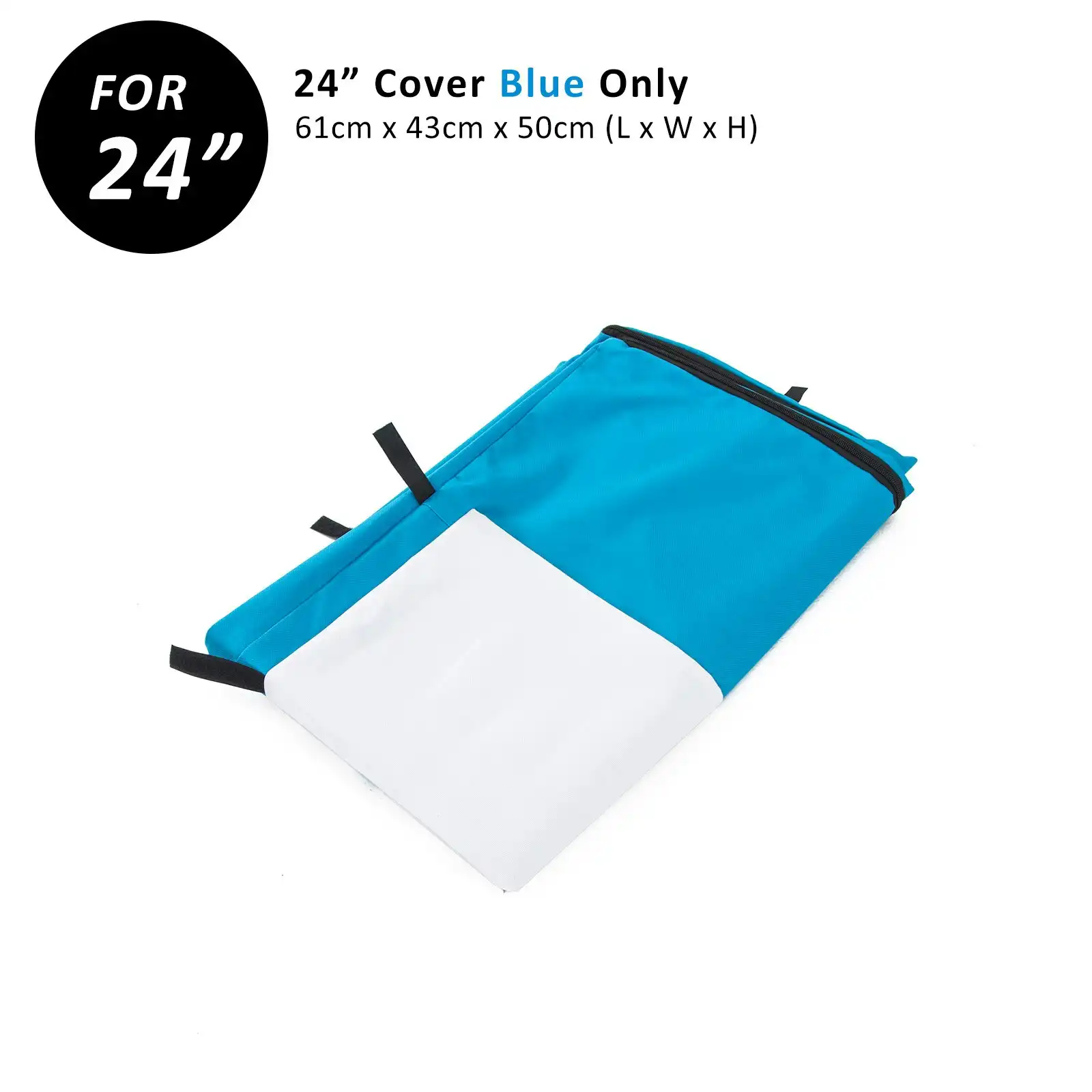 24in Cover for Wire Dog Cage - BLUE