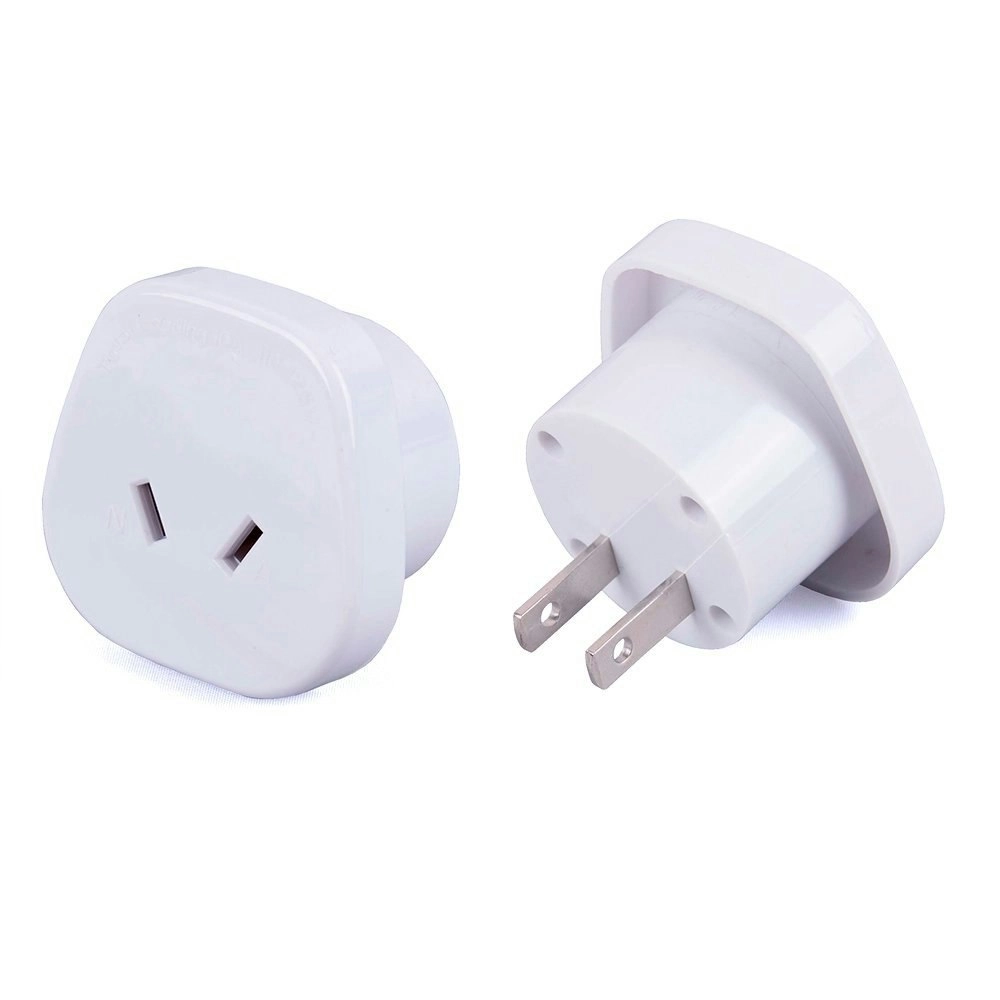 Travel Adaptor for use in USA, China, Japan to convert from AU Plug